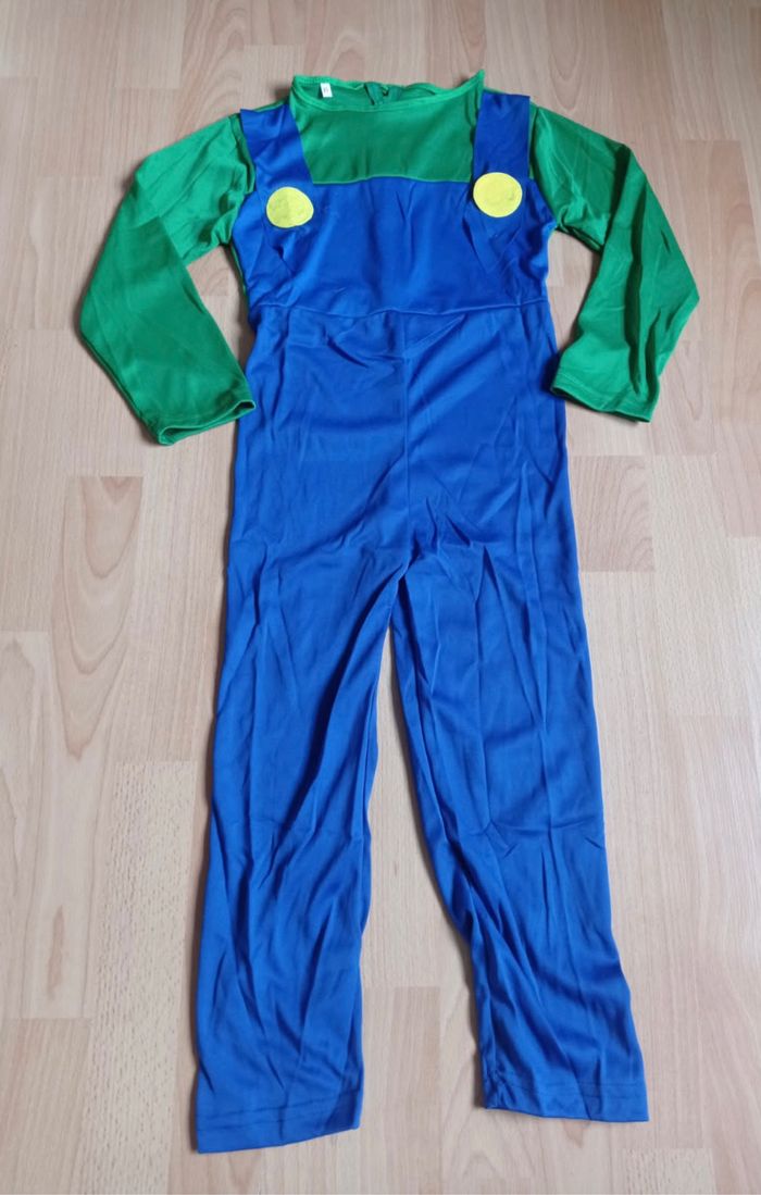 Déguisement combinaison luigi et accessoires 5-6ans - photo numéro 3