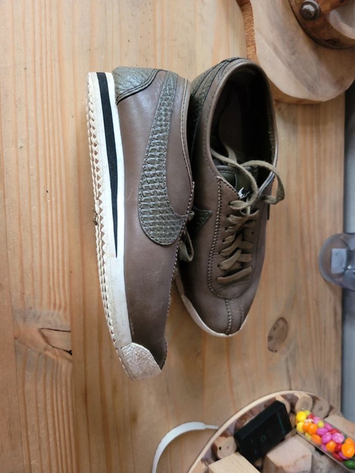 Cortez kaki python nike - photo numéro 2