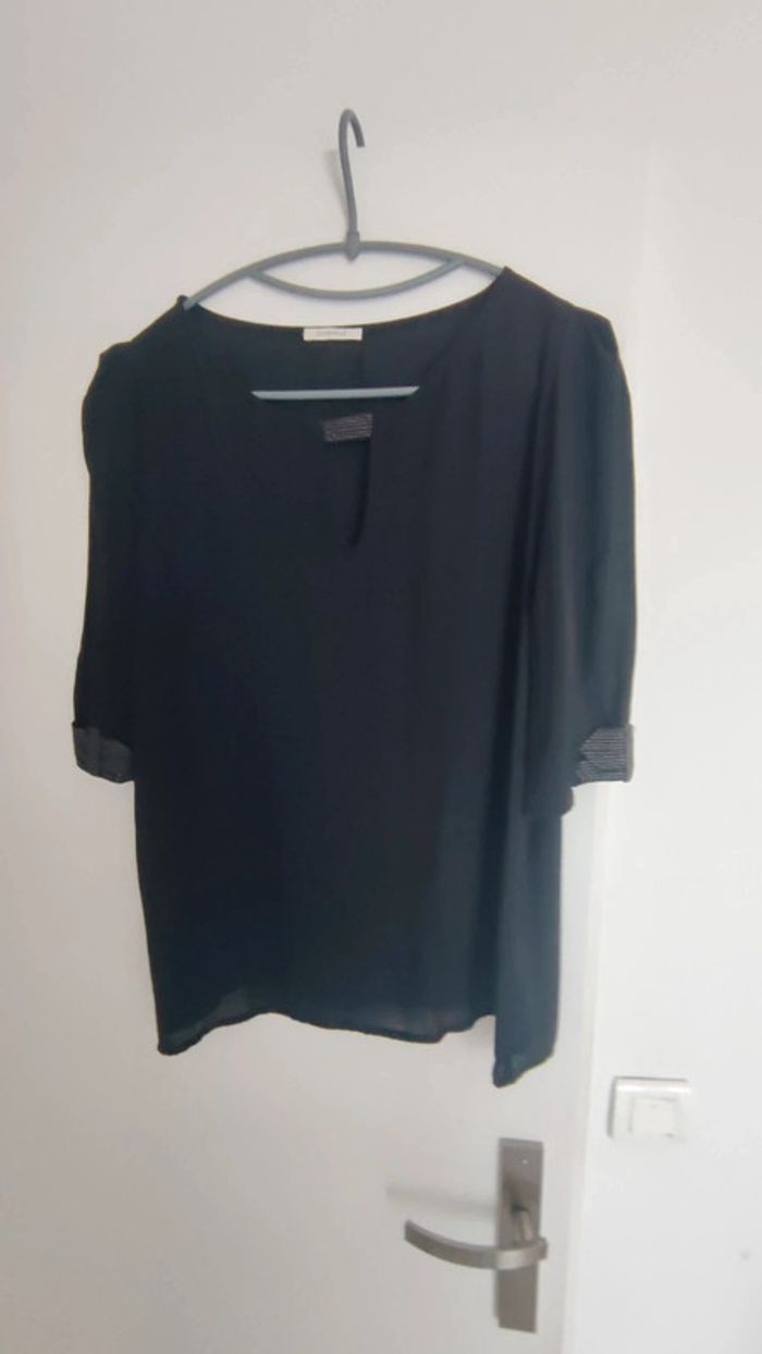 Blouse femme noir taille 42 Promod - photo numéro 9