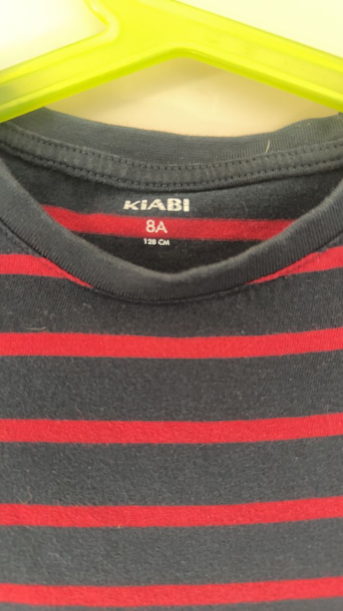 Lot 2 tee-shirts manches longues Kiabi – Taille 8 ans - photo numéro 6