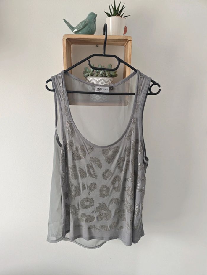 Débardeur gris xl