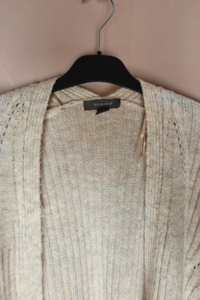 Cardigan / Gilet long beige Primark femme - photo numéro 5