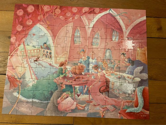Puzzle 100 pièces Janod « secrets de princesse » 5/8 ans - photo numéro 9