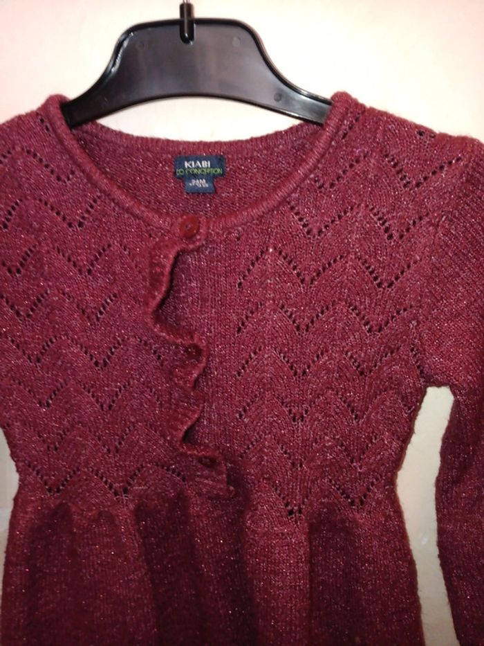 Robe pull 24 mois kiabi effet brillant - photo numéro 2