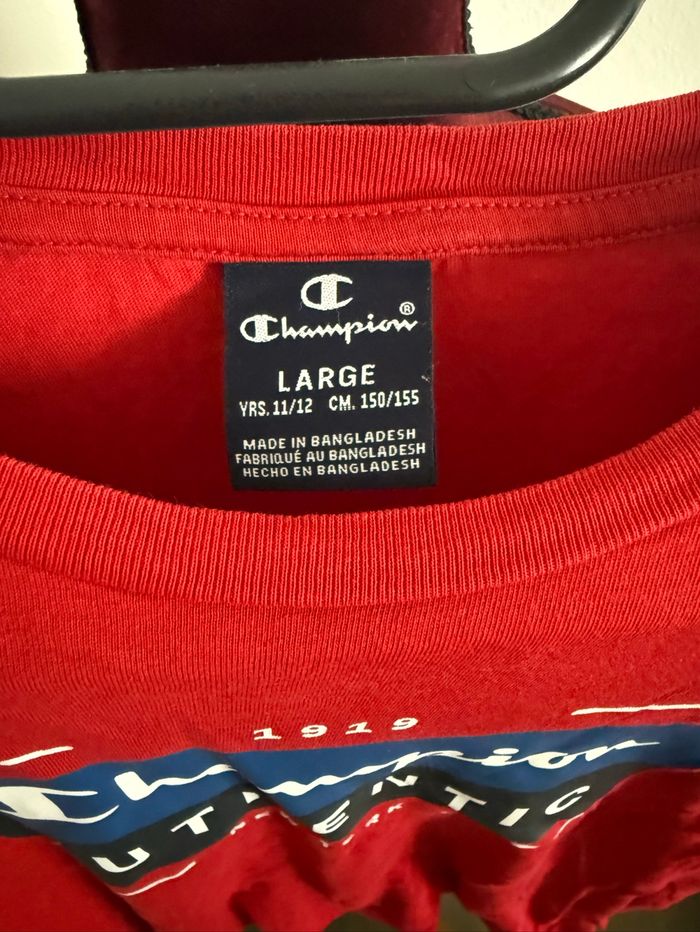 Teeshirt champions - photo numéro 2