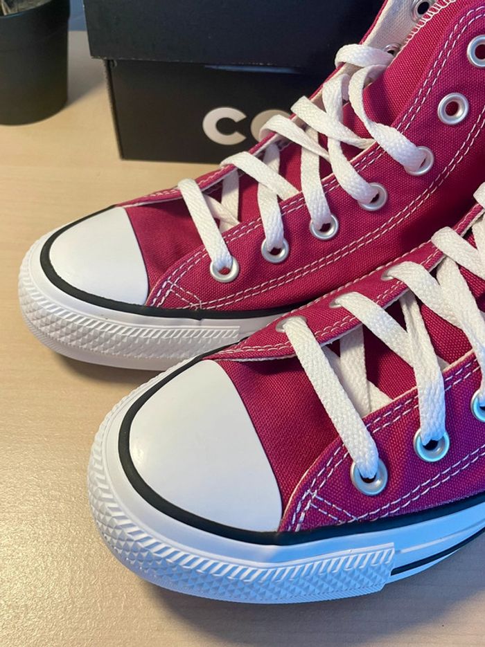 Converse Chuck Taylor bordeaux / violet - photo numéro 5