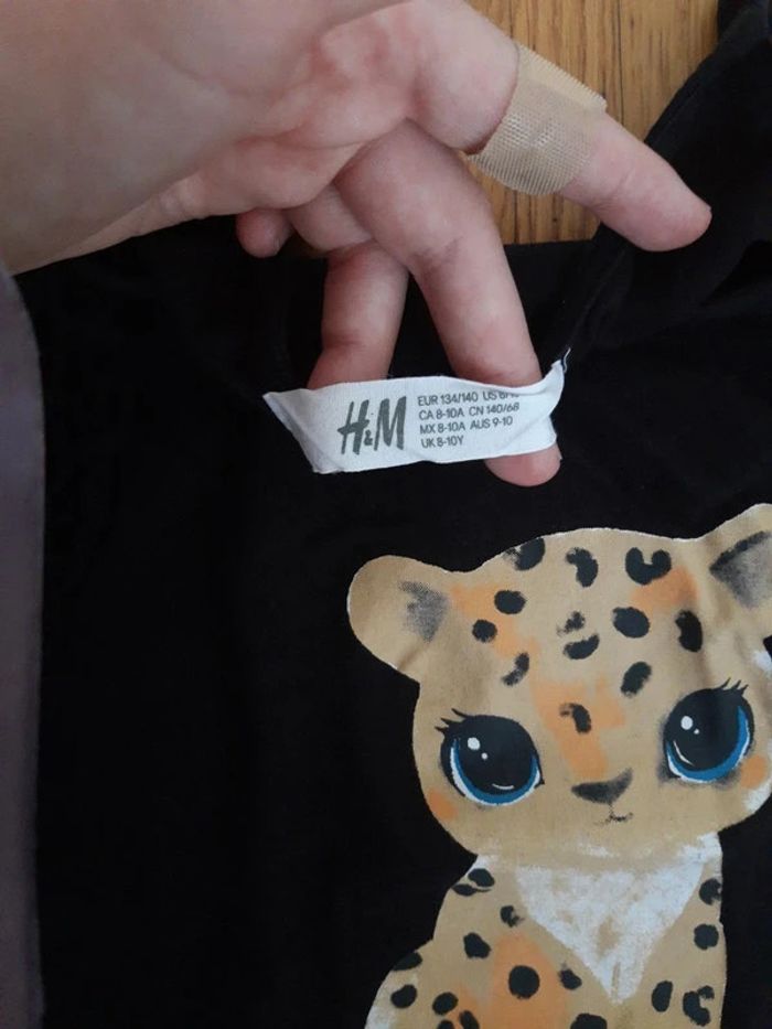 Débardeur h&m 8/10ans tigre kawaii - photo numéro 4