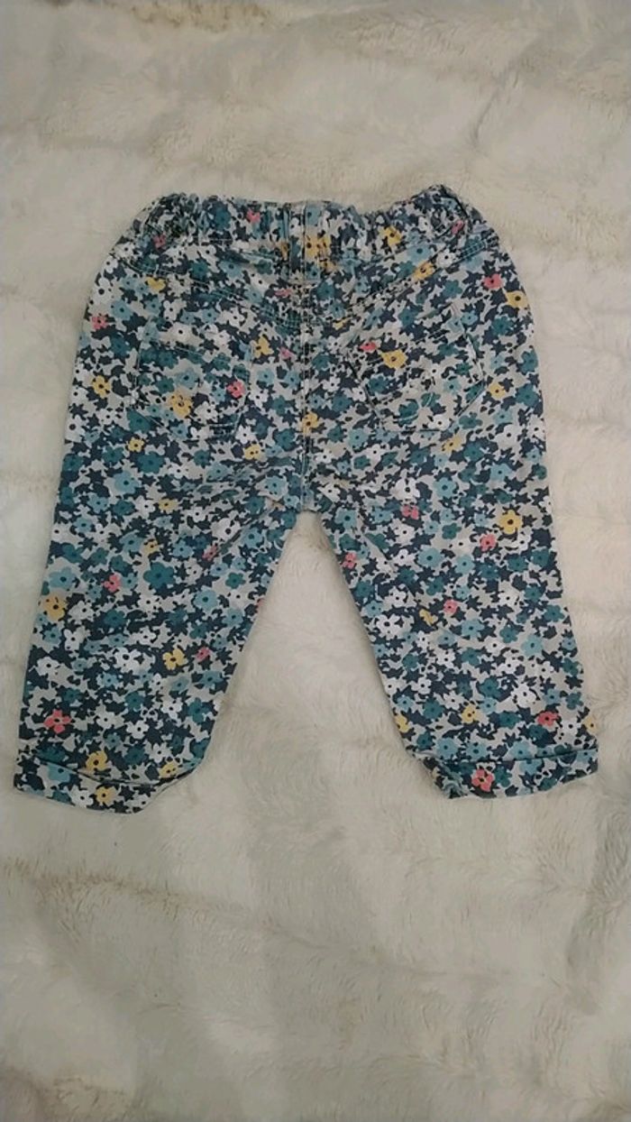 Pantalon fleuri bébé fille - photo numéro 3