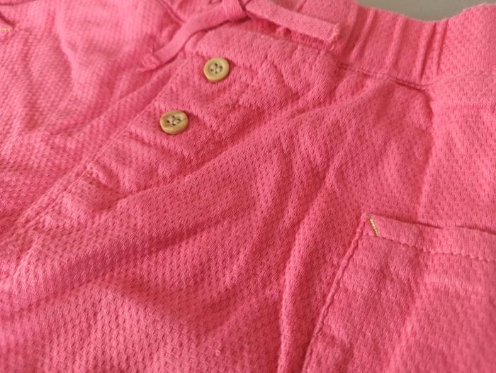 Ensemble t-shirt blanc et pantalon rose 9 mois - photo numéro 7