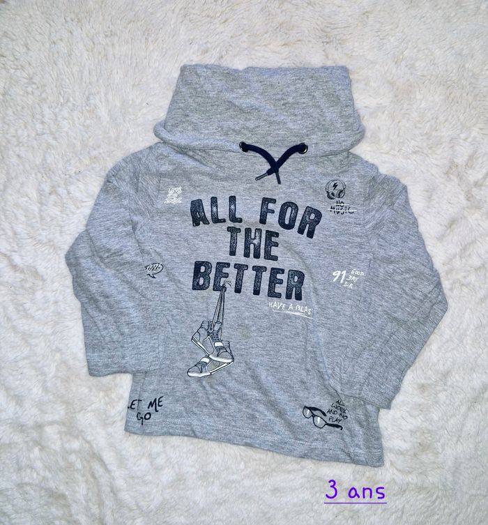 T-shirt col roulé garçon 3 ans