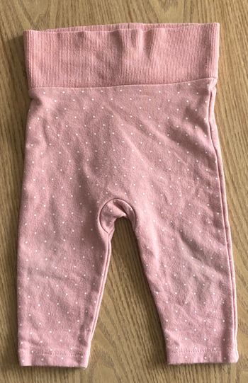 legging petit pois blanc bébé 6 mois