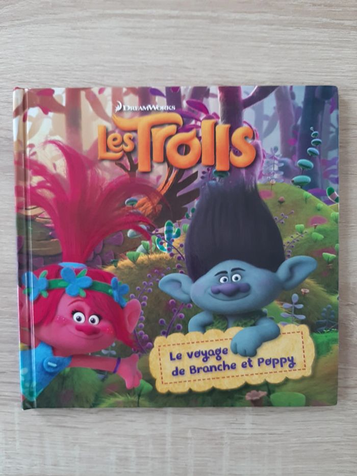 Livre Les Trolls du dessin animé Dreamworks