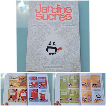 Livre BD enfant Jardins sucrés 🐼 Editions Delcourt