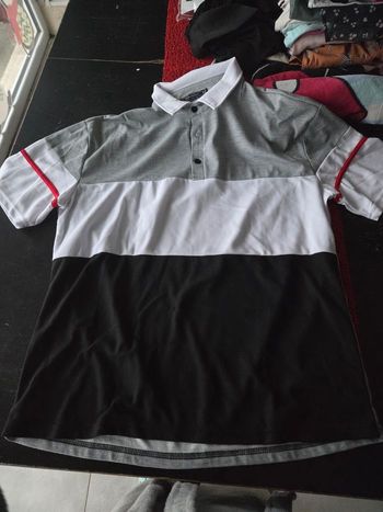 Polo tricolore
