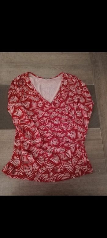 Haut cache cœur 3 Suisses taille 42