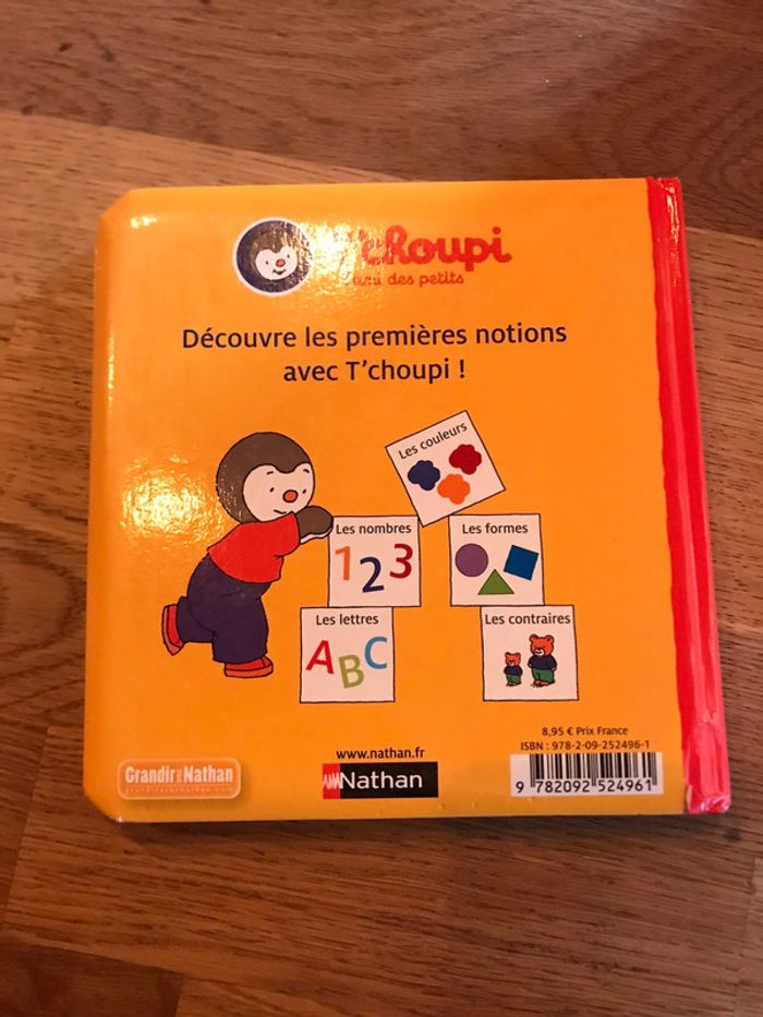 Livre Tchoupi les premières notions - photo numéro 2