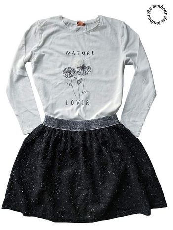 10 ans ensemble teeshirt et jupe