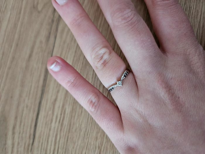 🔅 bague en or blanc - photo numéro 4