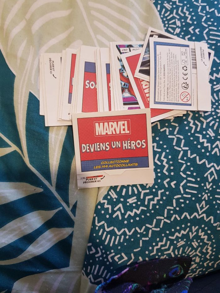 Autocollants Marvel