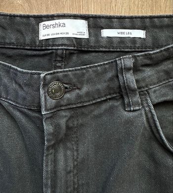 Jeans large neuf noir Taille 36 Bershka