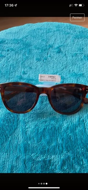 Lunette de soleil zadig & Voltaire