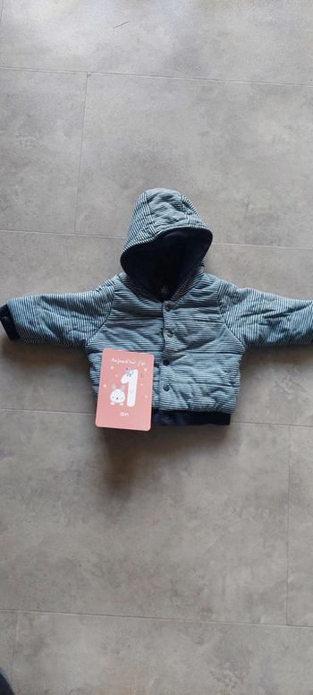 Manteau très chaud petit bateau 12 mois