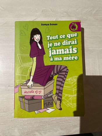 Livre « Tout ce que je ne dirais jamais à ma mère » de Sonya Sones
