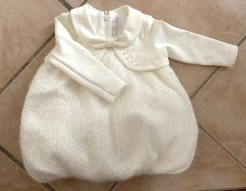 Robe de cérémonie blanche Carlo Pignatelli