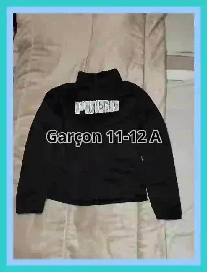 veste de sport puma noir garçon 11 à 12 ans  7519960479 - photo numéro 8