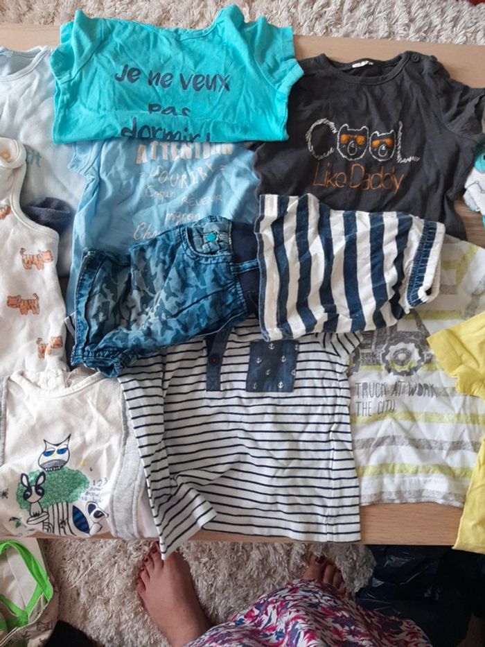 Lot de 14 vêtements 6 mois garçon - photo numéro 3