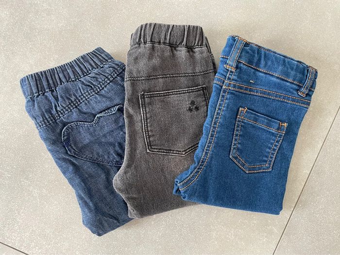 Lot 3 jeans BBF - 12mois