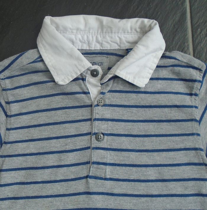 Joli polo manches longues garçon 3 ans (94 cm) Okaidi - photo numéro 3