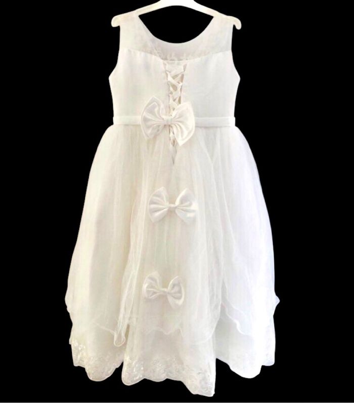 Robe princesse ivoire avec dentelle - photo numéro 2