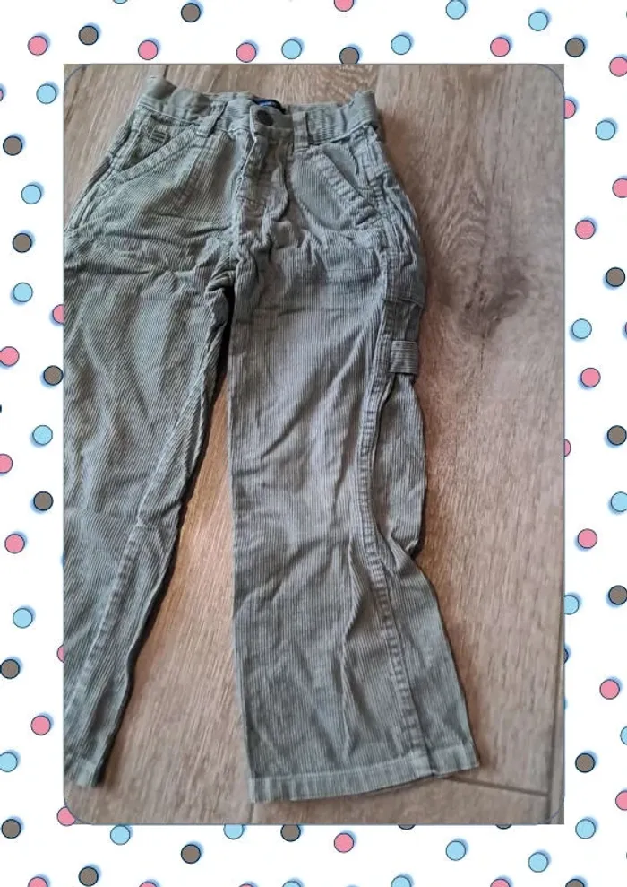 Pantalon cotelé 5 ans - photo numéro 2