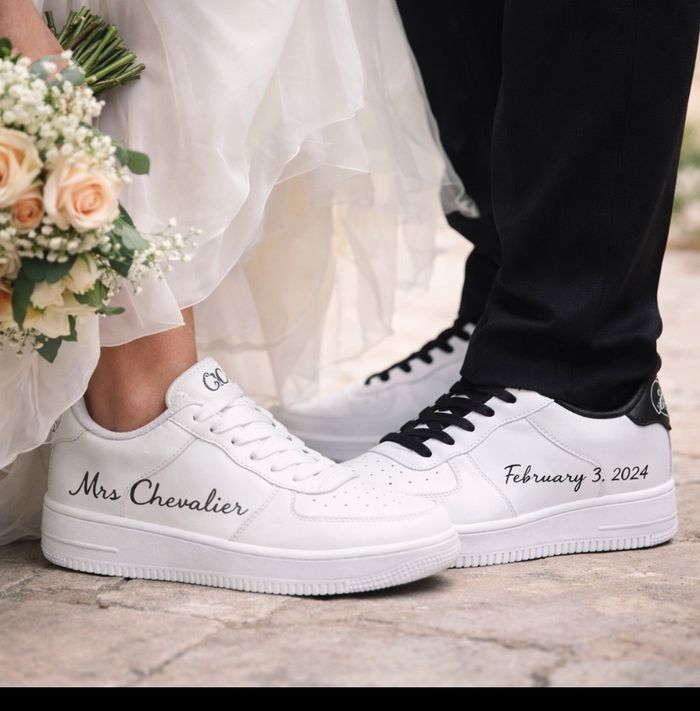 Baskets mariage personnalisé - photo numéro 4