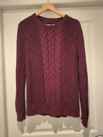 Pull bordeaux 