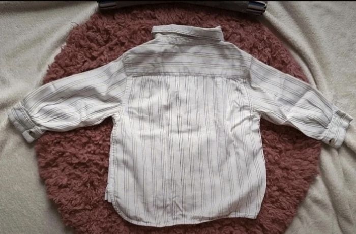 Ensemble chemise manches longues et salopette Du pareil au même 18 mois - photo numéro 10