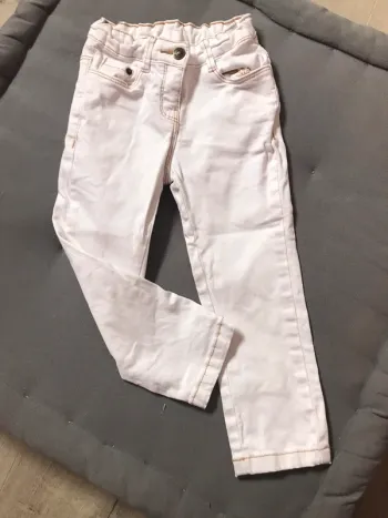 Pantalon/jean blanc 7/8eme TAO