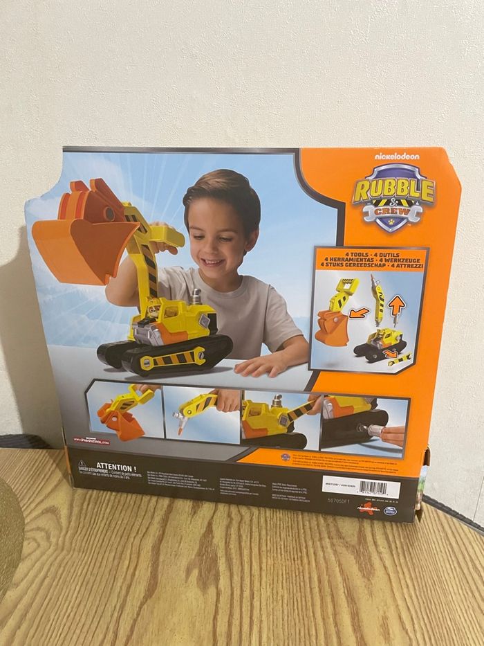 Pat Patrouille Bulldozer multifonction 2 en 1 neuf - photo numéro 2