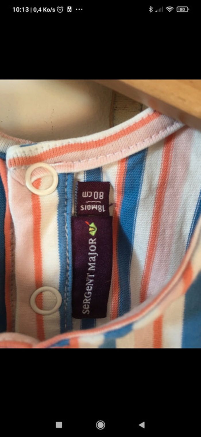 Combi short Sergent major 18mois - photo numéro 3