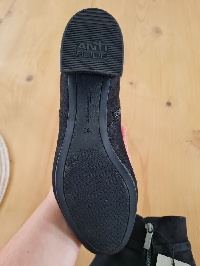 Bottine noir TAMARIS 39 neuve - photo numéro 6
