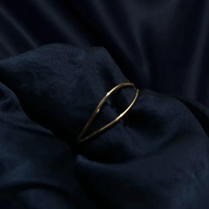 Bracelet jonc doré - photo numéro 2