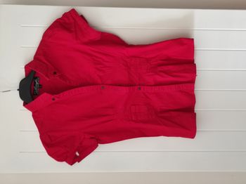 🌹 Chemise rouge femme – Taille petit L