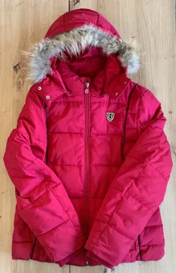 Doudoune Harcour Rouge – Taille L – Très Bon État