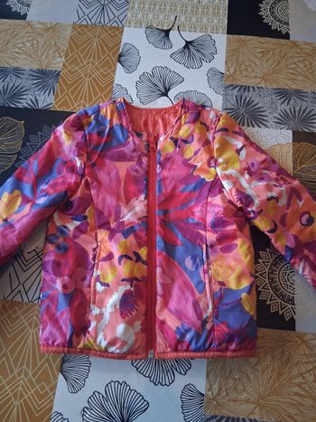 Veste mi-saison fille 5 ans colorée 