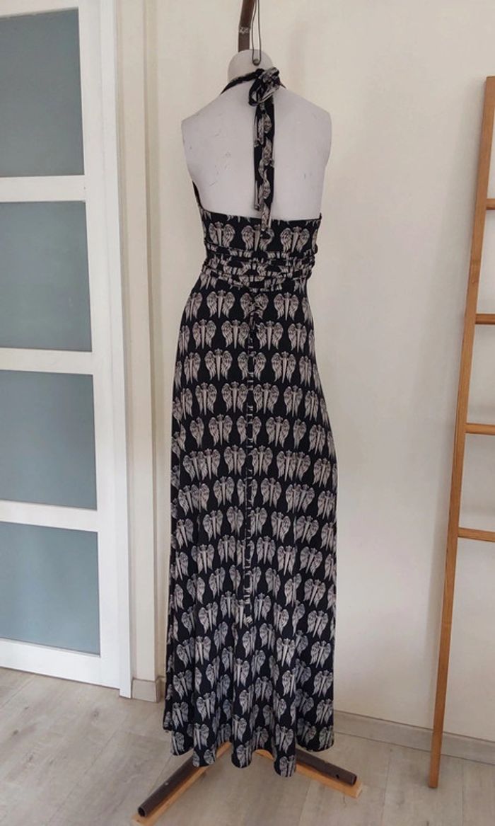Robe longue dos nu été noire et beige Faith Connexion T 34 - photo numéro 7