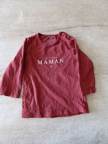 T-shirt ml je t'aime maman