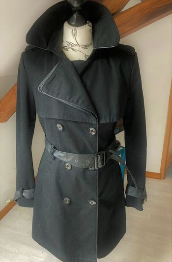 Trench noir imperméable taille 38/40