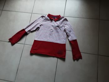 Polo manche longue taille 10 ans marque sergent major 