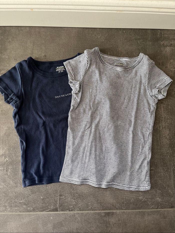 Lot de 2 Tee-shirts peau